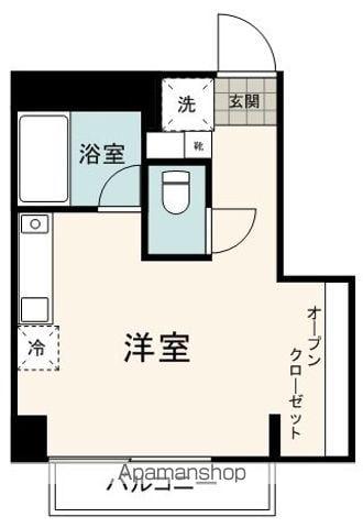 ラフォーレ清春(ワンルーム/3階)の間取り写真