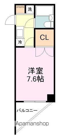 アーバン川内(1K/4階)の間取り写真