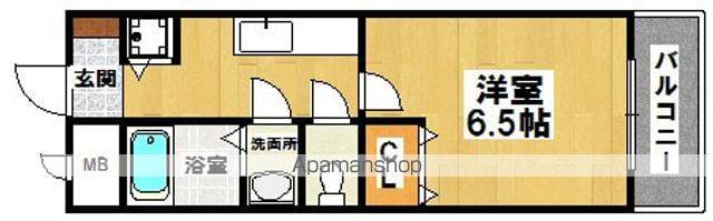 コスタ ルーチェ(1K/4階)の間取り写真