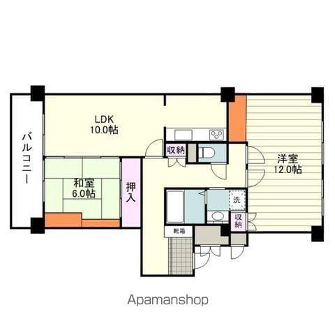 日商岩井シーサイドマンション1号棟(2LDK/11階)の間取り写真