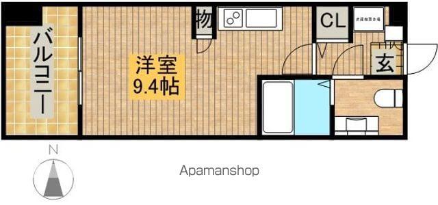 グラン・アベニュー西大須(ワンルーム/4階)の間取り写真