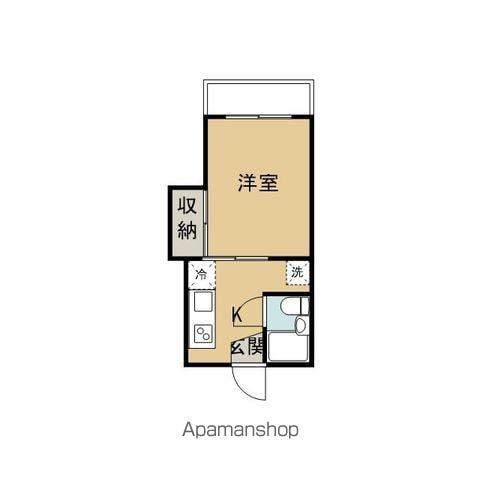 プレザント373(1K/2階)の間取り写真