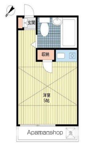 桜台ハイツ(ワンルーム/2階)の間取り写真