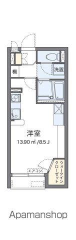 レオネクスト小島(ワンルーム/1階)の間取り写真