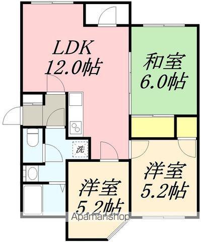 TS86フロムファースト(3LDK/3階)の間取り写真
