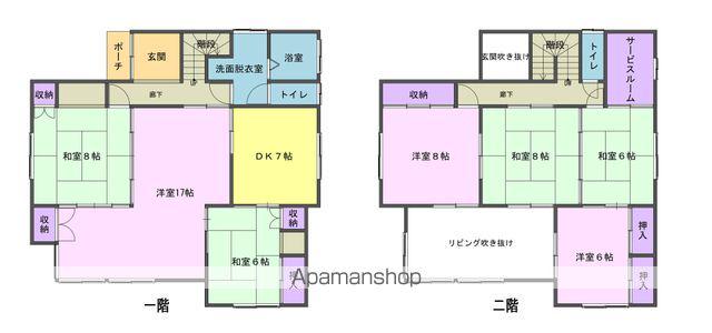 北上線 柳原駅(岩手) 徒歩14分 2階建 築17年(7SDK)の間取り写真