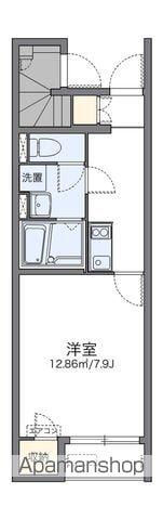 レオネクストコンフォートⅢ(1K/1階)の間取り写真