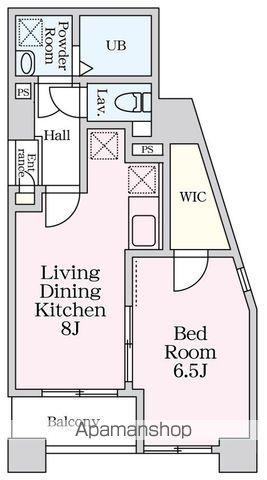パークヒルズ(1LDK/2階)の間取り写真