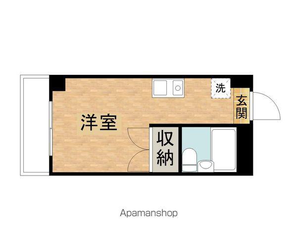 サンヒルズ大塚(ワンルーム/1階)の間取り写真