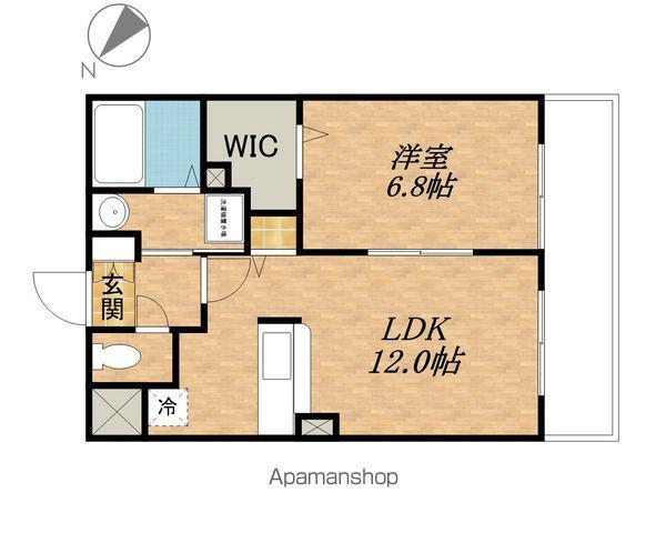 グラン・アヴェニール(1LDK/3階)の間取り写真