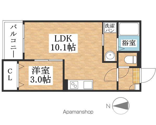 JACK HIRADEⅠ(1LDK/1階)の間取り写真