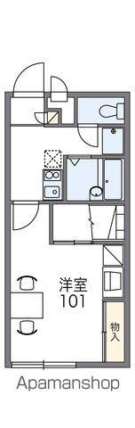 レオパレスCHAMBRES(1K/3階)の間取り写真