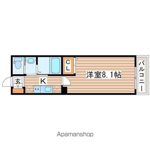 VIVALES SEEBA 柏木(1K/1階)の間取り写真