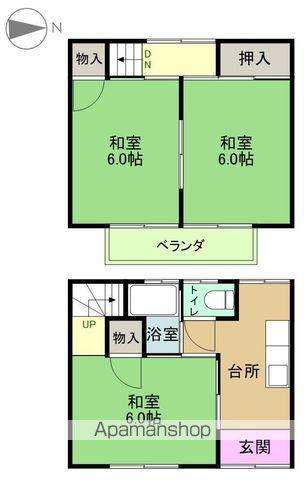 フレンドリーハウス(3K/1階)の間取り写真