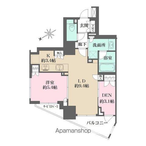 ザ・パークハウス小石川春日(1LDK/11階)の間取り写真