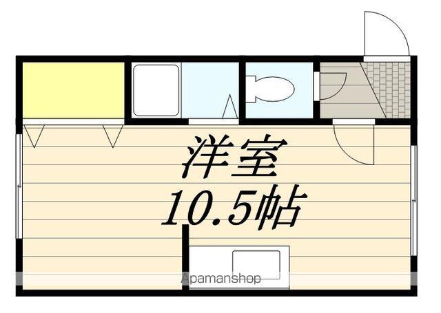 コーポシャロン(ワンルーム/2階)の間取り写真