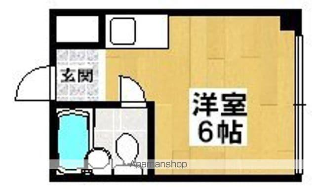 サンフラワー長居東(ワンルーム/5階)の間取り写真