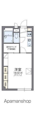 レオパレスリブレ3(1K/2階)の間取り写真