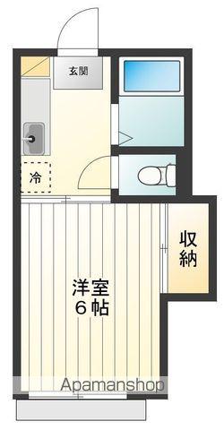 コーポラス100(1K/1階)の間取り写真