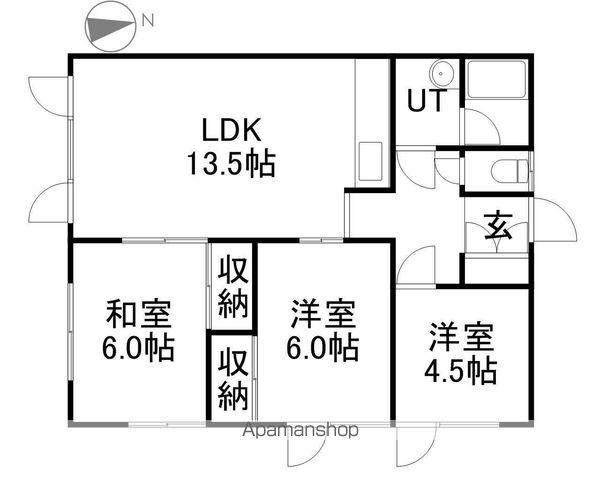 第2マルココーポ(3LDK/2階)の間取り写真