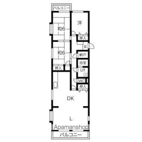 ファミーユ日和(3LDK/2階)の間取り写真