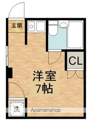 M・Kビル(ワンルーム/2階)の間取り写真