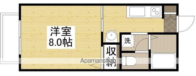 コーポ橋本(1K/2階)の間取り写真
