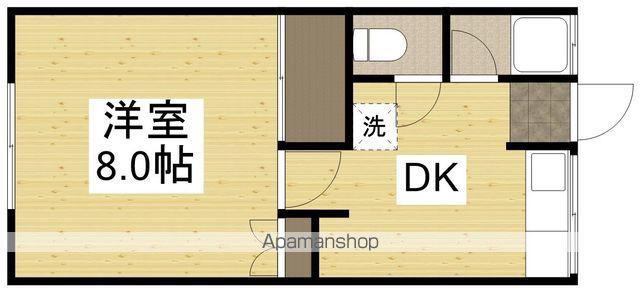 多田コーポ第2(1DK/1階)の間取り写真