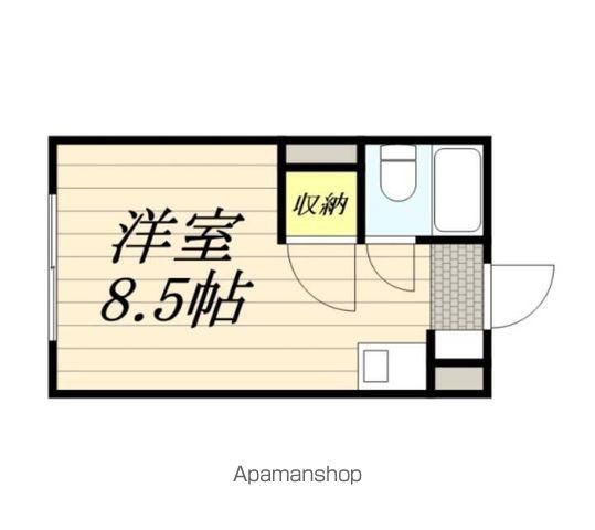 ベル豊平(ワンルーム/3階)の間取り写真