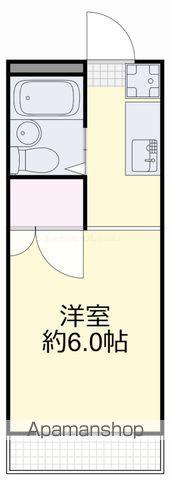 ロイヤルサーティ—マンション(1K/3階)の間取り写真