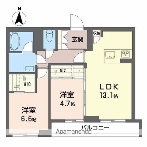 ラ カンタービレ(2LDK/2階)の間取り写真