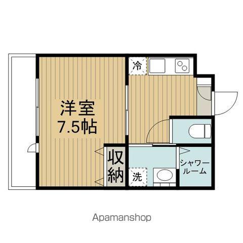 ヴェールトゥ ハイム(1K/2階)の間取り写真