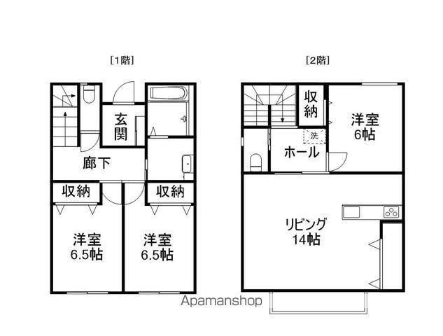 フォレスト(3LDK/1階)の間取り写真