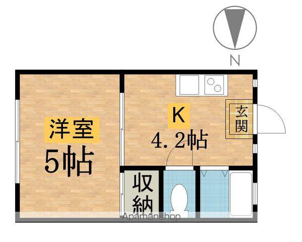 エムエムコーポ(1K/2階)の間取り写真