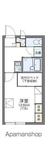レオパレスアークハイツ2(1K/2階)の間取り写真
