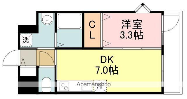SUM TOMIZAWA(1DK/3階)の間取り写真