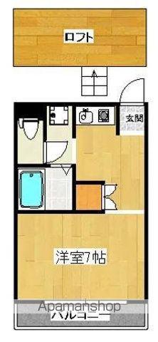 メゾン松島町(1K/1階)の間取り写真