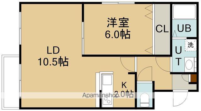 メゾン・ド・KⅢ(1LDK/1階)の間取り写真