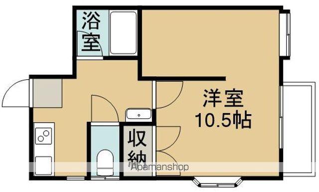 エスパルス(1K/2階)の間取り写真