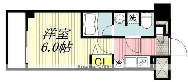 メインステージ立川Ⅵ(1K/7階)の間取り写真