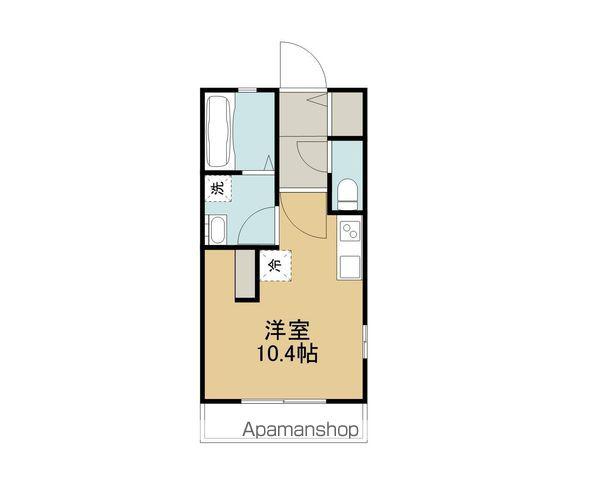 KARMANNⅡ(ワンルーム/2階)の間取り写真
