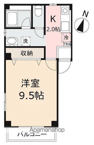 EXCELLENTⅤ(1K/2階)の間取り写真