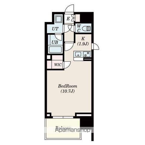 エルスタンザ大曽根(1K/9階)の間取り写真