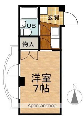 NPハイツ(1K/6階)の間取り写真