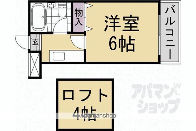 レオパレス長岡天神(1K/2階)の間取り写真