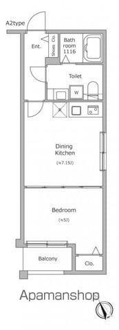 ラクラス四谷3丁目(1DK/3階)の間取り写真