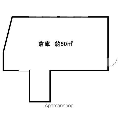 岩口ビル(ワンルーム/1階)の間取り写真