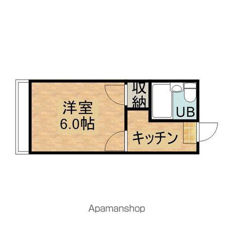 MMコーポ(1K/3階)の間取り写真