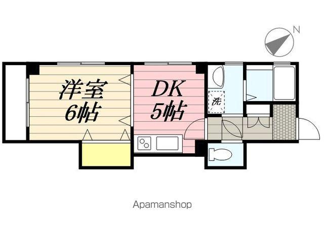 ラフィーヌ・昴(1DK/1階)の間取り写真