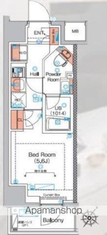エストゥルース横浜蒔田(1K/10階)の間取り写真